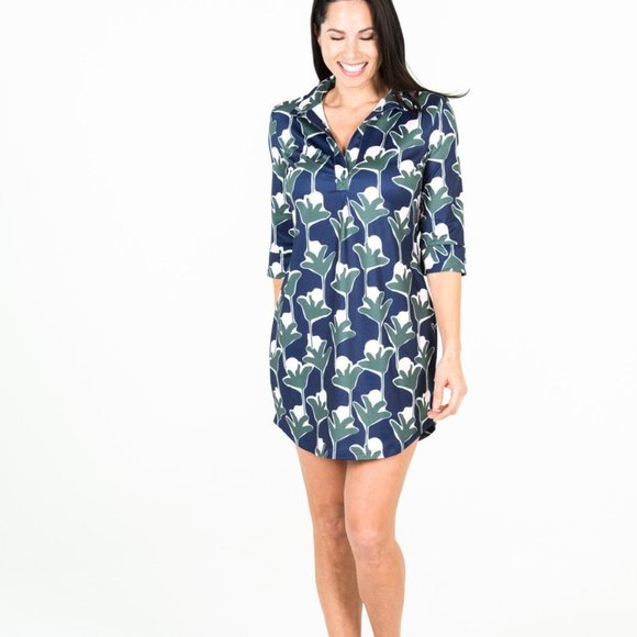 Tracy Negoshian - Multi Green and Pink Dress - Picture 3 of 5